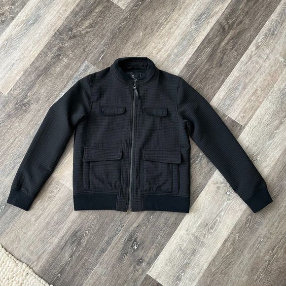 Bomber Jacket Black Size Medium - Picture 2 of 12